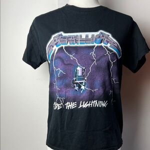 Metallica Black Ride the Lightning T-Shirt